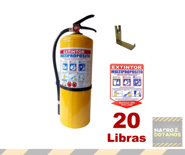 EXTINTOR MULTIPROPOSITO 20LB